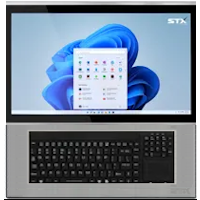 STX Technology X7200 Stainless Steel Resisitive Touch Panel PC with Keyboard