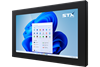 X7316-RT Industrial Panel PC - Fanless Computer For Harsh Environments with Resistive Touch Screen - Matte Black Finish